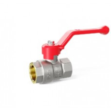 Кран шаровой латунный LD Pride вн-вн 1/2" рычаг RED