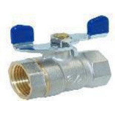 Кран шаровой эконом (бабочка) 1/2"г/ш (10\120) TIM